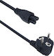 Power Schuko - IEC C5 Cable 3m Black (18317)