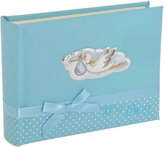Prince Silvero Children's Album Light Blue made of Silver with Rice Paper 20x15cm