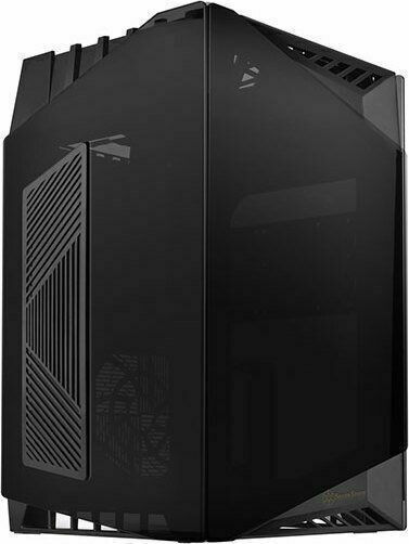 Silverstone LD03-AF Gaming Mini Tower Computer Case with Side Window Black