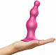 Strap On Me Dildo Plug Beads Large Metallic Raspberry Pink