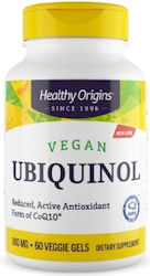Healthy Origins Vegan Ubiquinol 100мг 60 вегетариански капсули