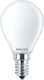 Philips LED Bulb 6.5W 80mm for Socket E14 Warm ...