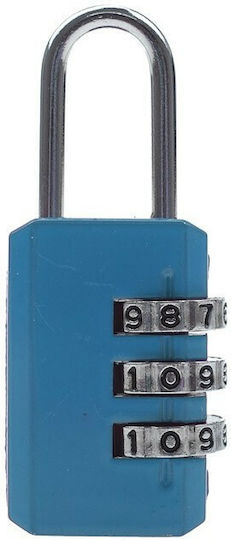 Padlock Lengthened Combination Blue 1pcs