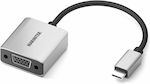 Marmitek Converter USB-C male to VGA female Silver 1pcs (8370)