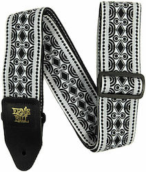 Ernie Ball Jacquard Каишка за Китара / Бас Черна