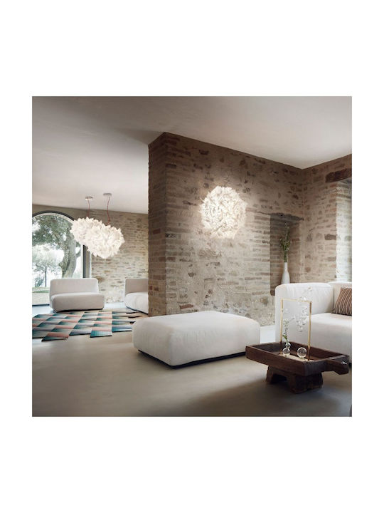 Slamp Veli Foliage Large Pendant Light White for 4 Bulbs E27 55cm