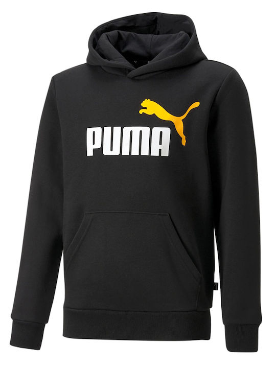 PUMA Fleece Kinder-Sweatshirt mit Kapuze und Ta...