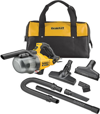 Dewalt Aspirator de mână reîncărcabil 18V Fără încărcător și baterie Galben