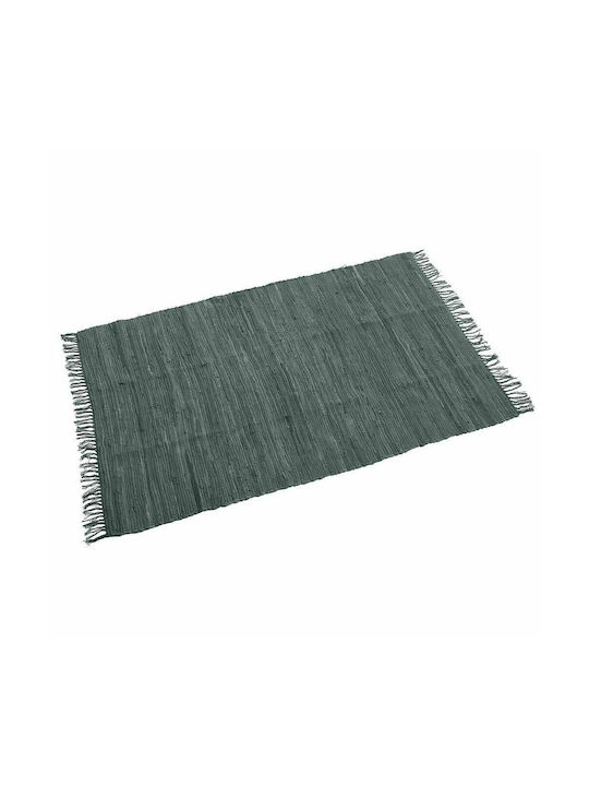 Versa Rug Rectangular Summer Cotton with Fringes Gray