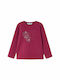 Mayoral Kids Blouse Long Sleeve Burgundy