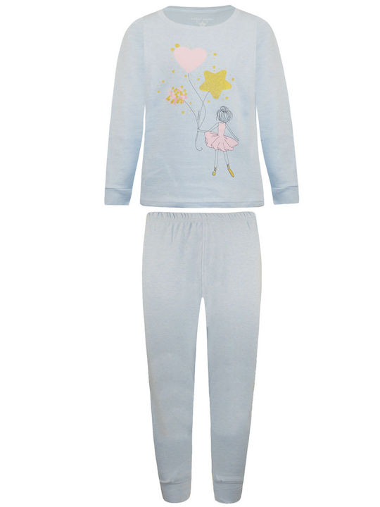 Energiers Kids' Pajamas Winter Light Blue