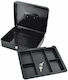 Cash Box with Lock Black 00001216