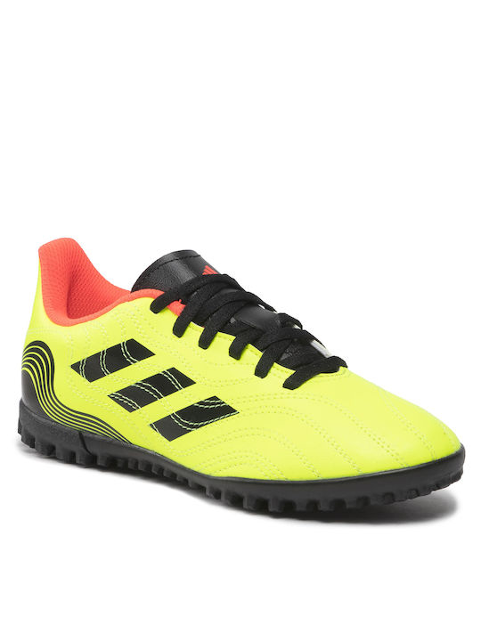 Adidas Παιδικά Ποδοσφαιρικά Παπούτσια Copa Semse.4 με Σχάρα Κίτρινα
