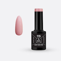 Drop Cosmetics Gel-Nagellack 115 Shiny Nude Pink 5ml