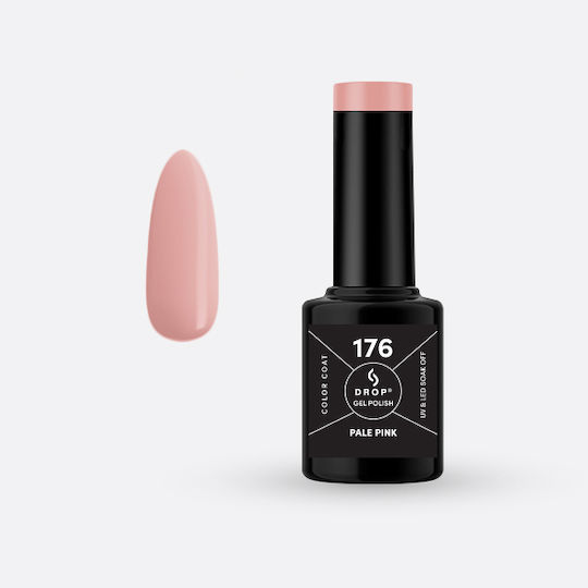 Drop Cosmetics Хибриден Лак за Нокти 176 Pale Pink 5мл 1бр