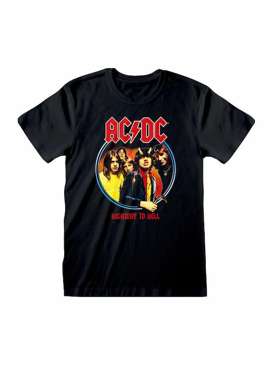Highway To Hell T-shirt AC/DC Schwarz Baumwolle