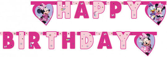 Procos Happy Birthday Minnie Junior Garland for Minnie Party