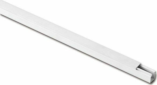 Viokar Канал за Кабели със закопчалка за обръч и примка от Пластмаса 20x13mm Бял Сет 2бр 2м