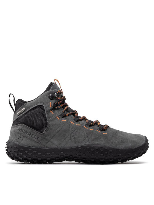 Merrell Wrapt Mid Wp Bărbați Pantofi de drumeție Impermeabil Gri
