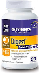 Enzymedica Digest + Probiotics χωρίς Γλουτένη 90 κάψουλες