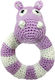 nature ZOO Knitted Rattle Hippopotamus for 0++ Months