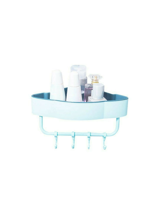 Nuvola Corner Wall Mounted Bathroom Shelf Plastic with 1 Shelf 30x20x11cm