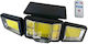 Wall Mounted Solar Light with Motion Sensor Photocell and Remote Control IP65