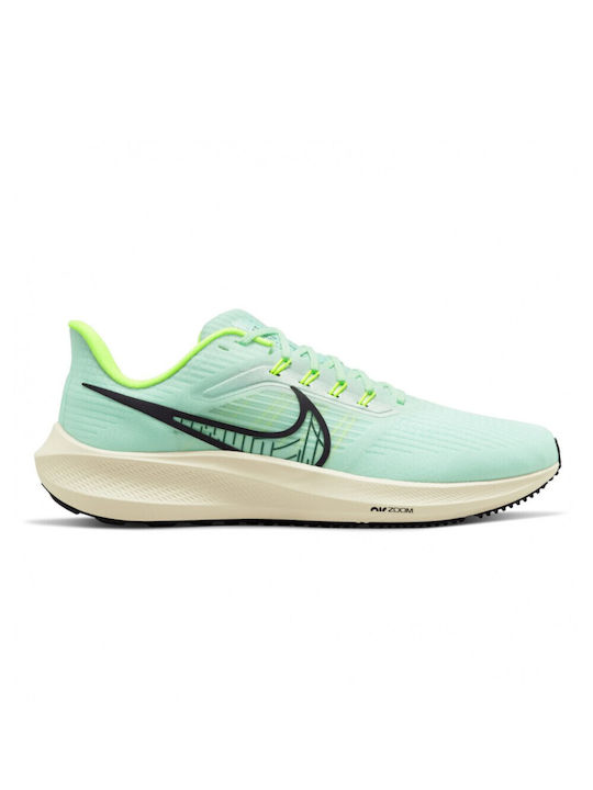 Nike Air Zoom Pegasus 39 Ανδρικά Αθλητικά Παπούτσια Running Barely Green / Mint Foam / Volt / Cave Purple