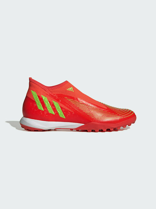 Adidas Predator Edge.3 TF Ψηλά Ποδοσφαιρικά Παπούτσια με Σχάρα Solar Red / Solar Green / Core Black