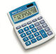 Ibico 208X Calculator 8 Digits in White Color 1pcs