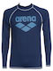 Arena Kids Swimwear Long Sleeve Shirt Navy Blue