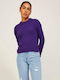 Jack & Jones Women's Long Sleeve Sweater Purple