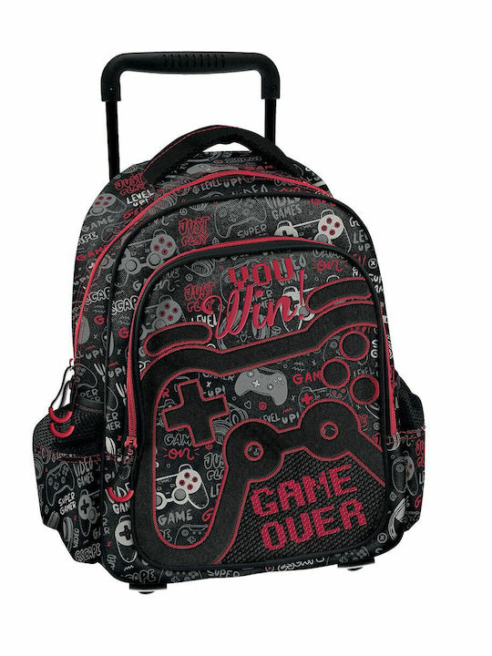 Graffiti Video Game School Bag Trolley Kinderga...