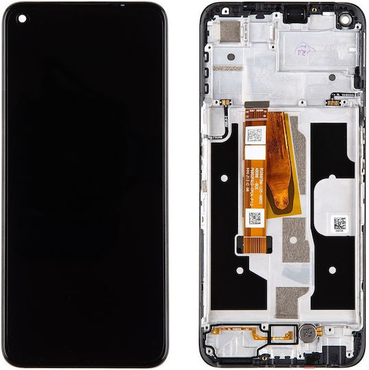 Realme Οθόνη mit Touch-Mechanismus und Rahmen für Realme 9 Pro+ (Schwarz)