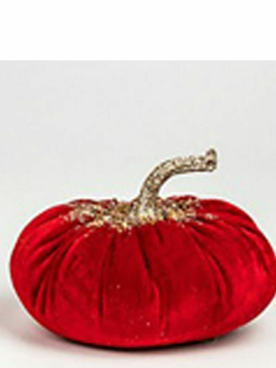 Iliadis Christmas Fabric Figure Pumpkin Red Height 13.5cm Pumpkin