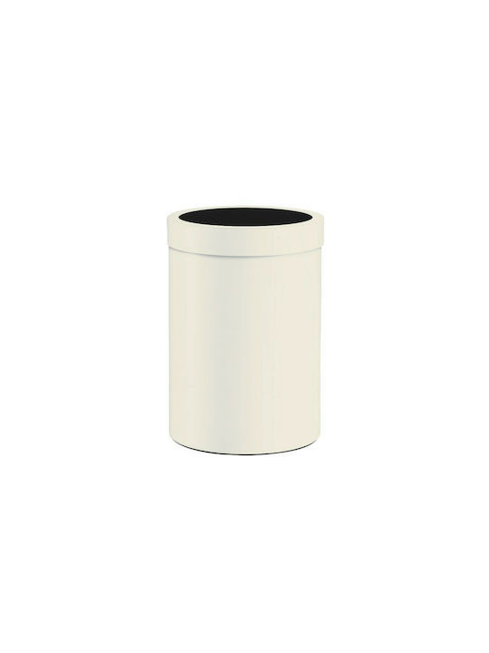 Sanco Office Metal Waste Bin 12lt Beige Mat