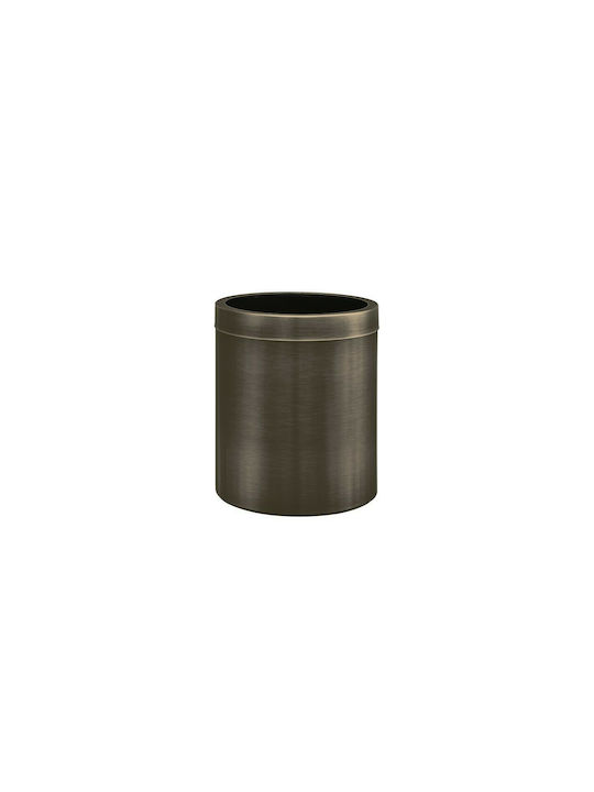 Sanco Metalic Coș de gunoi de birou 5lt Dark Bronze Mat 20.5x20.5x24.5cm