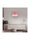 Megapap Whitehous Pendant Light Pink with Socket E27 30x20x55cm