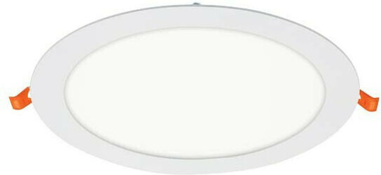Vito Lena-RX Στρογγυλό Χωνευτό LED Panel 12W με Ψυχρό Λευκό Φως 6400K 15.5εκ.