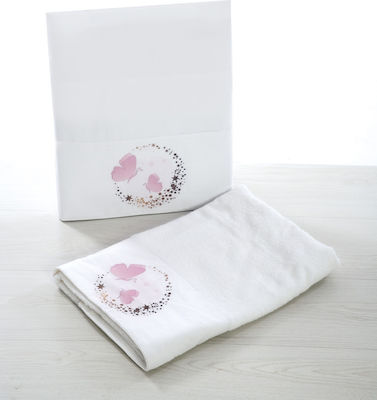 Bellissimo Baptism Towel Set Λευκό