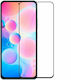 3D 0.3mm Full Glue Full Face Tempered Glass Μαύρο (Poco F3)