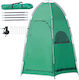 Outsunny Αλλαγής Ρούχων Ντους 122 Automat Cort Camping Pop Up Verde pentru 1 Persoane 213x213cm