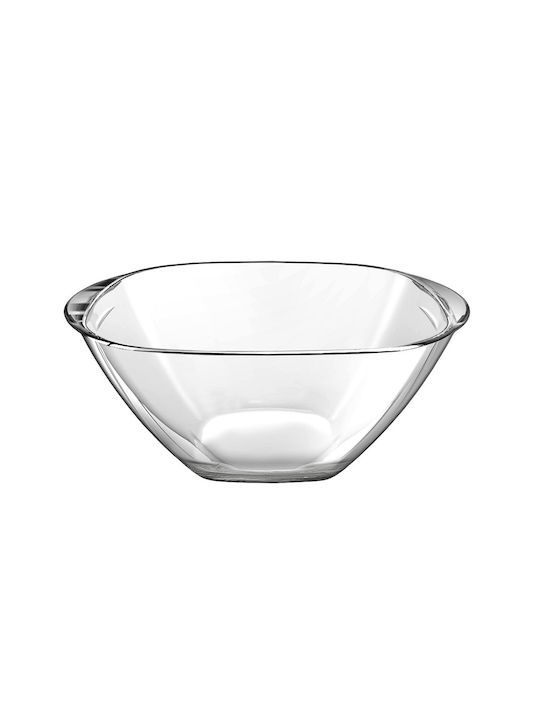Borgonovo Magic Glass Salad Bowl Transparent 19x19cm 6pcs