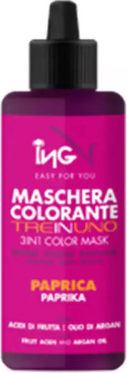 ING 3 in 1 Farbe Maske Paprika 100ml
