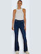 High Waist Women's Jean Trousers Flared in Bootcut Fit