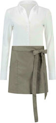 Le Nouveau Chef Apron Waist Bistro Khaki