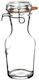 Luigi Bormioli Lock-Eat Bottle Water Glass with Clip Transparent 500ml