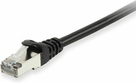 Equip S/FTP Cat.6a (Gigabit) Καλώδιο Δικτύου Ethernet 10m Μαύρο