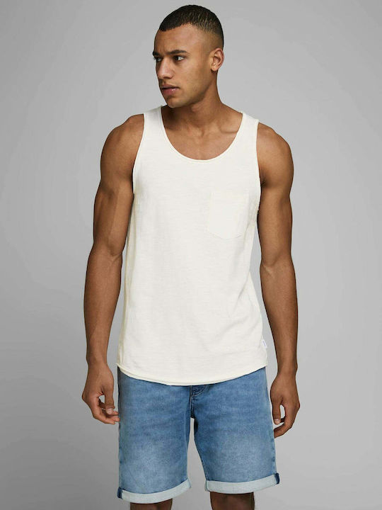 Jack & Jones Men's Short Sleeve Blouse White