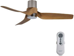 Lucci Air Nautica Ceiling Fan 132cm with Light and Remote Control Beige